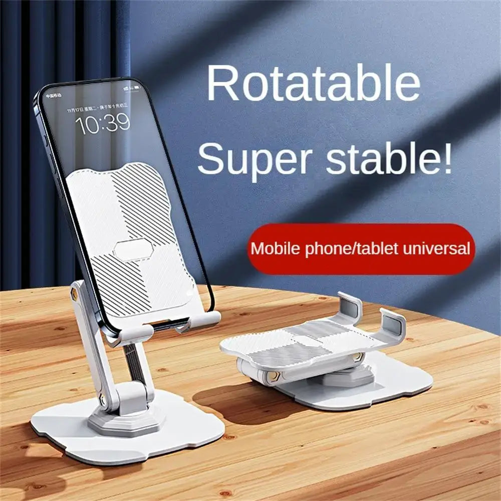 Support de bureau Mobile rotatif et pliable, pour tablette et téléphone