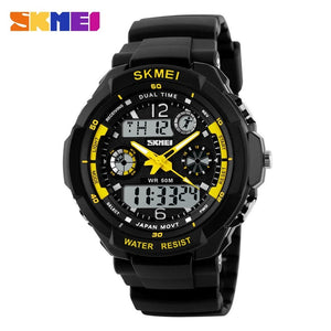 Skmei 1060 New S Shock Fashion Montres de sport pour hommes, Montre numérique Montre multifonctionnelle pour hommes