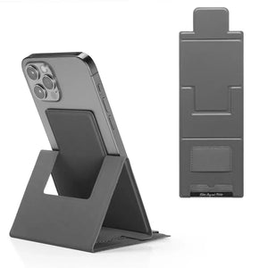 Support de téléphone portable personnalisé, support pliable de bureau en cuir ultra-mince plusieurs couleurs