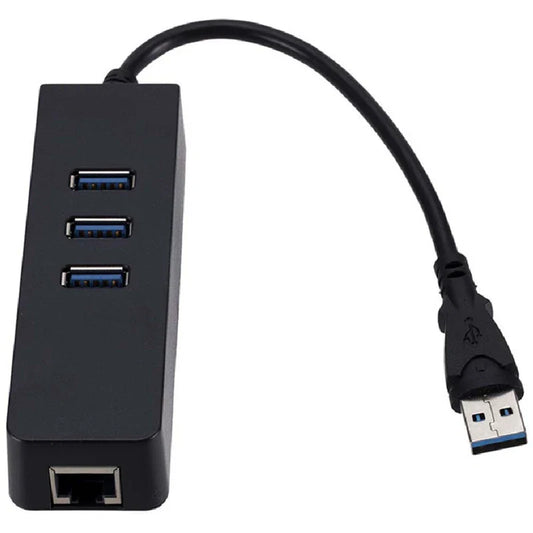 Adaptateur Ethernet 3 ports USB 3.0 Gigabit vers réseau LAN Rj45, pour ordinateur de bureau et ordinateur portable Mac