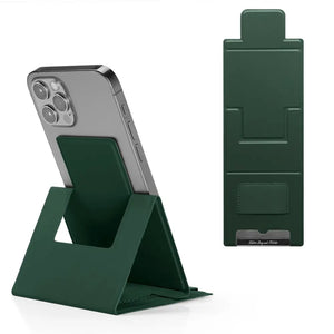 Support de téléphone portable personnalisé, support pliable de bureau en cuir ultra-mince plusieurs couleurs