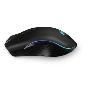 Souris sans fil 2.4G lumineuse colorée, charge sans fil, souris sans fil rechargeable avec connexion hyper stable