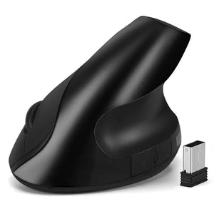 Souris sans fil ergonomique optoélectronique à chargement silencieux 2,4 G, verticale et portable pour ordinateurs Fixes et Portables