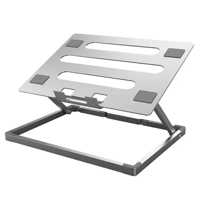 Support réglable en alliage d'aluminium pour ordinateur Portable et tablette jusqu'à 17.3 pouces, Support pliable de refroidissement pour ordinateur Portable et tablette