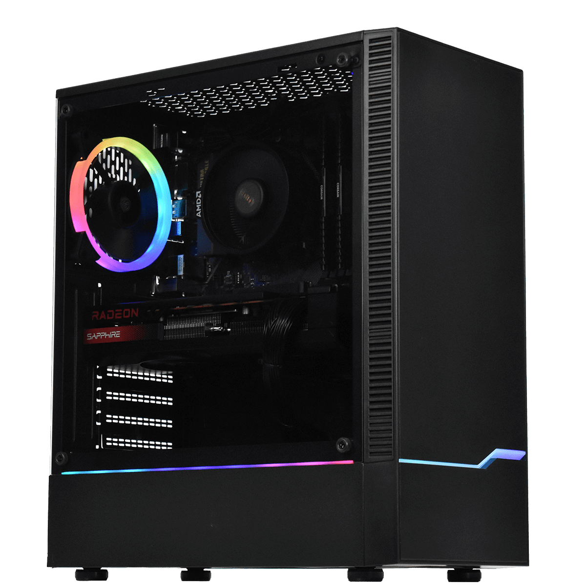 Grosbill Pro BOMBER - R5-5600X/7800XT/32Go/1To processeur Ryzen 5, carte mère Gigabyte, carte graphique Sapphire pulse radeon RX 7800 XT Gaming 16 GB