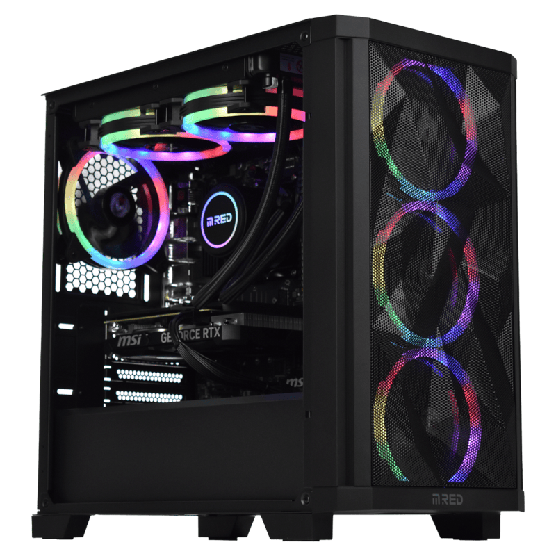 Grosbill Pro SAVAGE - Unité Centrale Gamer - Processeur Ryzen 5-5500 Carte Graphique RTX 4060 Ti 16Go 500go