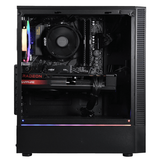 Grosbill Pro BOMBER - R5-5600X/7800XT/32Go/1To processeur Ryzen 5, carte mère Gigabyte, carte graphique Sapphire pulse radeon RX 7800 XT Gaming 16 GB