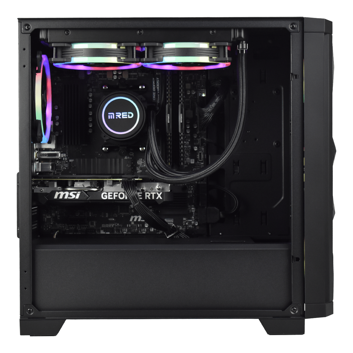 Grosbill Pro SAVAGE - Unité Centrale Gamer - Processeur Ryzen 5-5500 Carte Graphique RTX 4060 Ti 16Go 500go