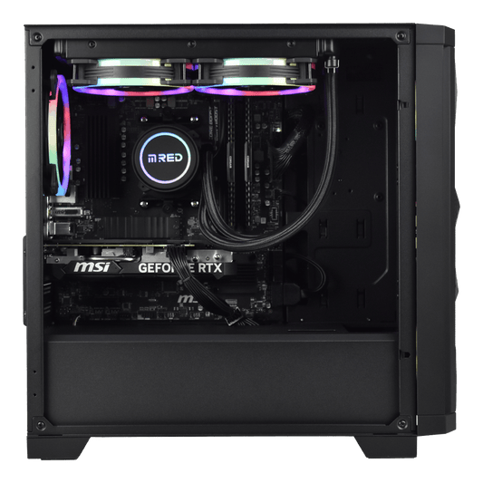 Grosbill Pro SAVAGE - Unité Centrale Gamer - Processeur Ryzen 5-5500 Carte Graphique RTX 4060 Ti 16Go 500go