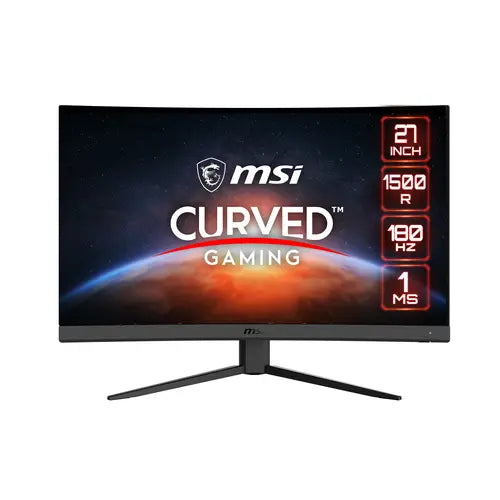 Ecran MSI G27C4 E3 27 pouces incurvé, fluidité exceptionnelle, immersion totale, HDMI x 2, Displayport x 1, Prise Casque x 1