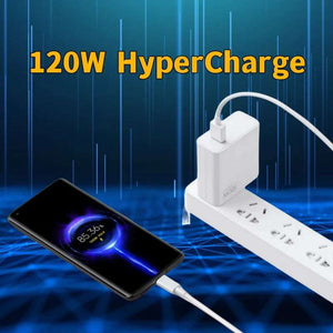 Chargeur Xiaomi 120W Turbo Fast Charge Câble Adaptateur Hyper Charge Eu/Us pour Téléphone Redmi Note 11 12 13 Pro Plus Mi 14 13 13T Poco