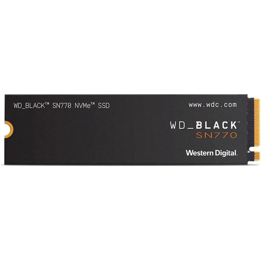 Disque SSD interne de jeu Western Digital WD SN770 NVMe 1 To - PCIe Gen4, M.2 2280, jusqu'à 5 150 Mo/s - WDS100T3X0E