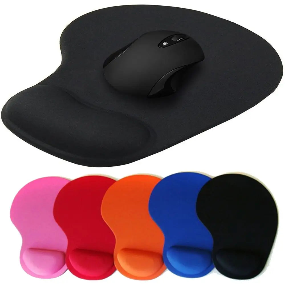 Support de poignet ergonomique, tapis de souris confortable, antidérapant, polymère, PC, ordinateur portable, joueur, doux, solide, document