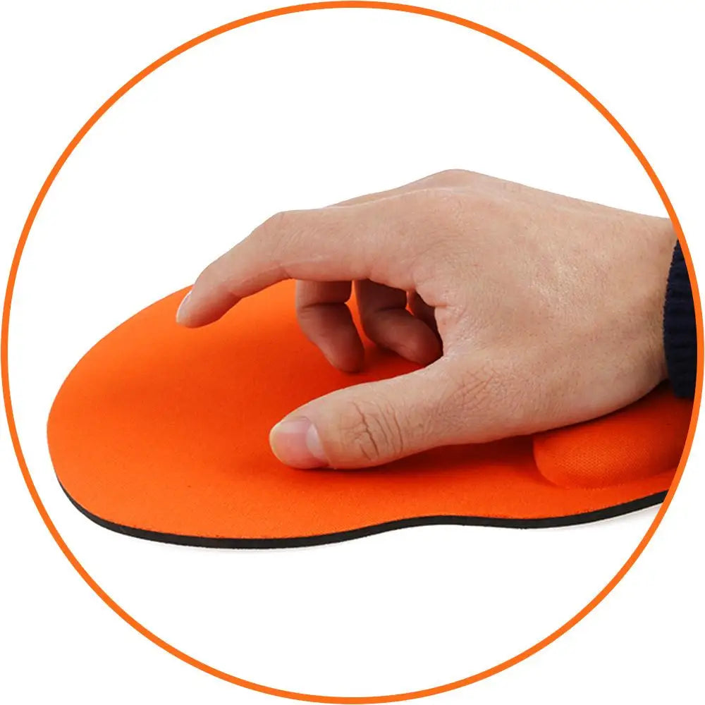 Support de poignet ergonomique, tapis de souris confortable, antidérapant, polymère, PC, ordinateur portable, joueur, doux, solide, document