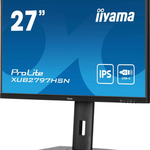 Ecran Iiyama usb-c 27 pouces PROLITE XUB2797HSN-B1 - 27