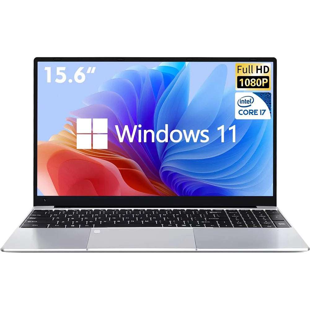 Ordinateur portable Windows 11 Pro, i7 8500Y, 16 Go , 1 To SSD, i7, déverrouillage par empreinte digitale, 15.6 pouces