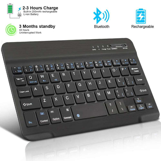 Mini clavier de jeu sans fil Bluetooth, ordinateur portable, tablette, téléphone, iPad, Android, iOS, Windows