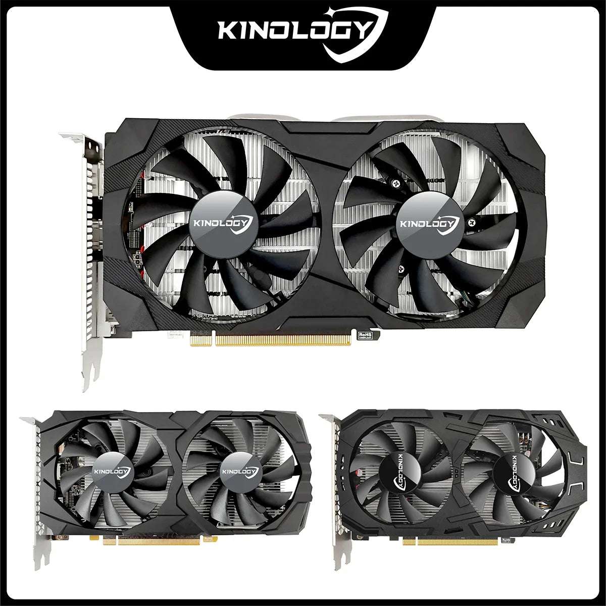 Kinology-Carte de jeu AMD RX 580 16 Go GDDR5 GPU 256 bits PCI-E 3.0x16 jas580 16G ordinateur de bureau vidéo bureau