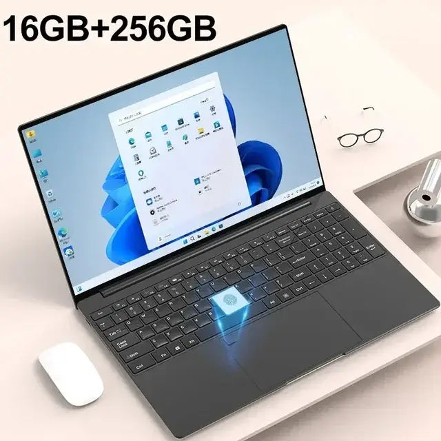 Ordinateur portable avec empreinte digitale rétroéclairée, Windows 11, PC Gamer, Ram 32Go, SSD 2 To, 15.6 pouces