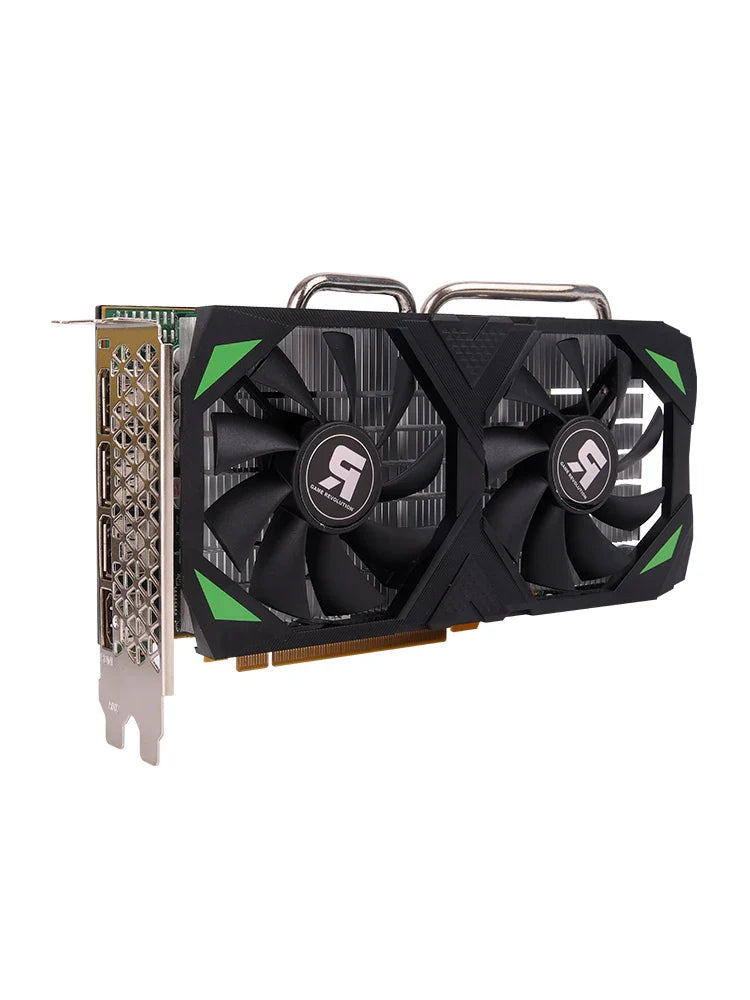 Carte de jeu d'ordinateur de bureau AMD REVOLUTION, GPU noir, 8 Go GDDR5, 256 bits, RX 580