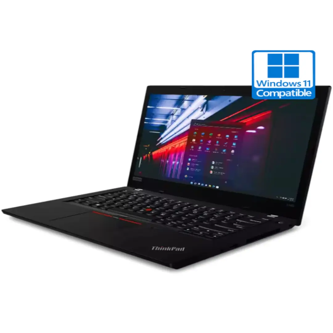 Ordinateur Portable Lenovo Thinkpad L490, reconditionné grade B, processeur core i5-8265U, SSD 256 Go, Windows 10 pro